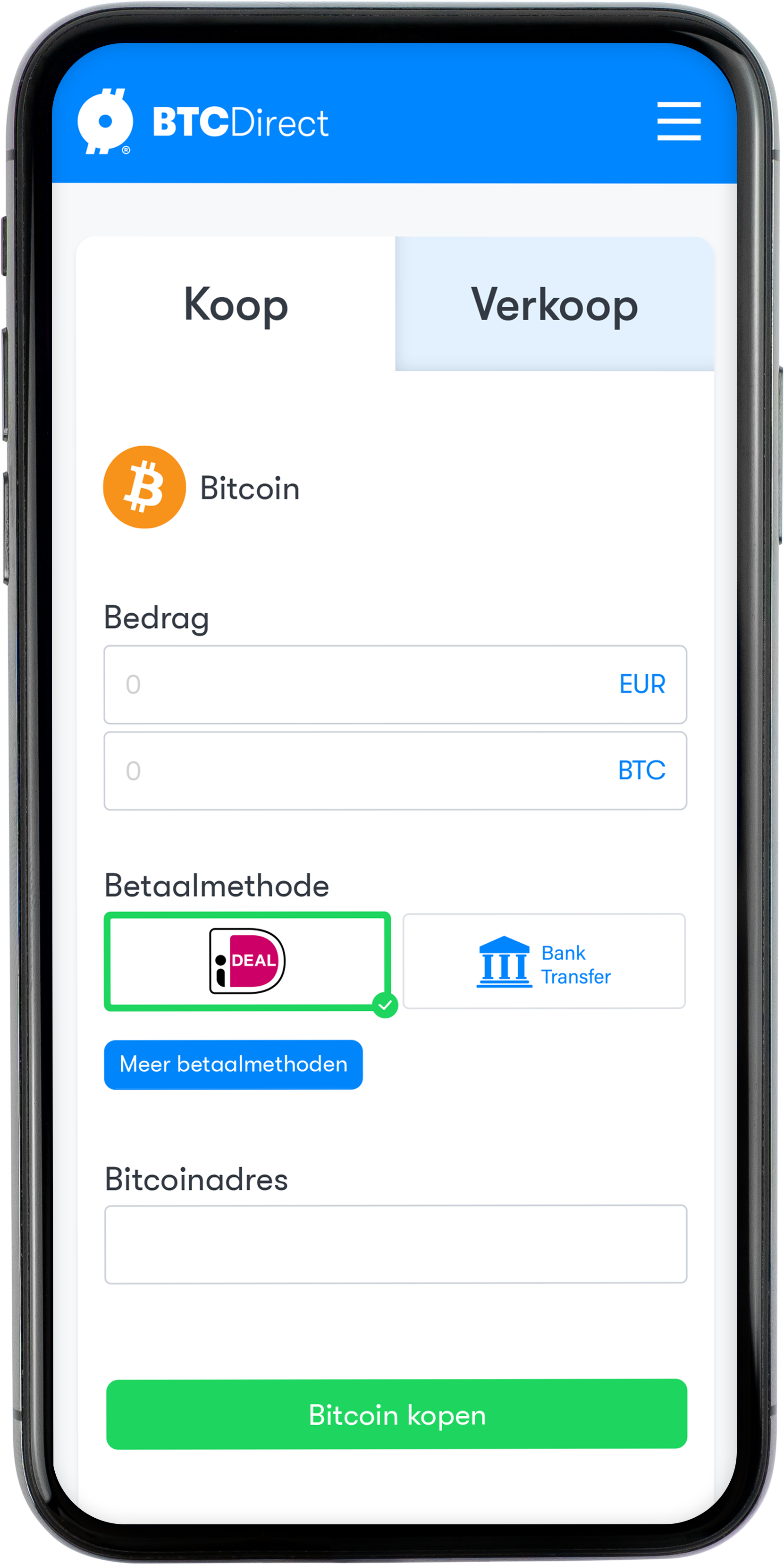 Maak een BTC Direct account aan Maak een BTC Direct account aan